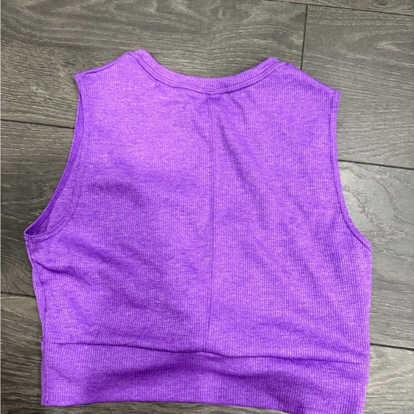 Nike Women's Vibrant Purple Muscle Tee - Picture 3 of 3